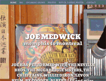 Tablet Screenshot of joemedwick.com